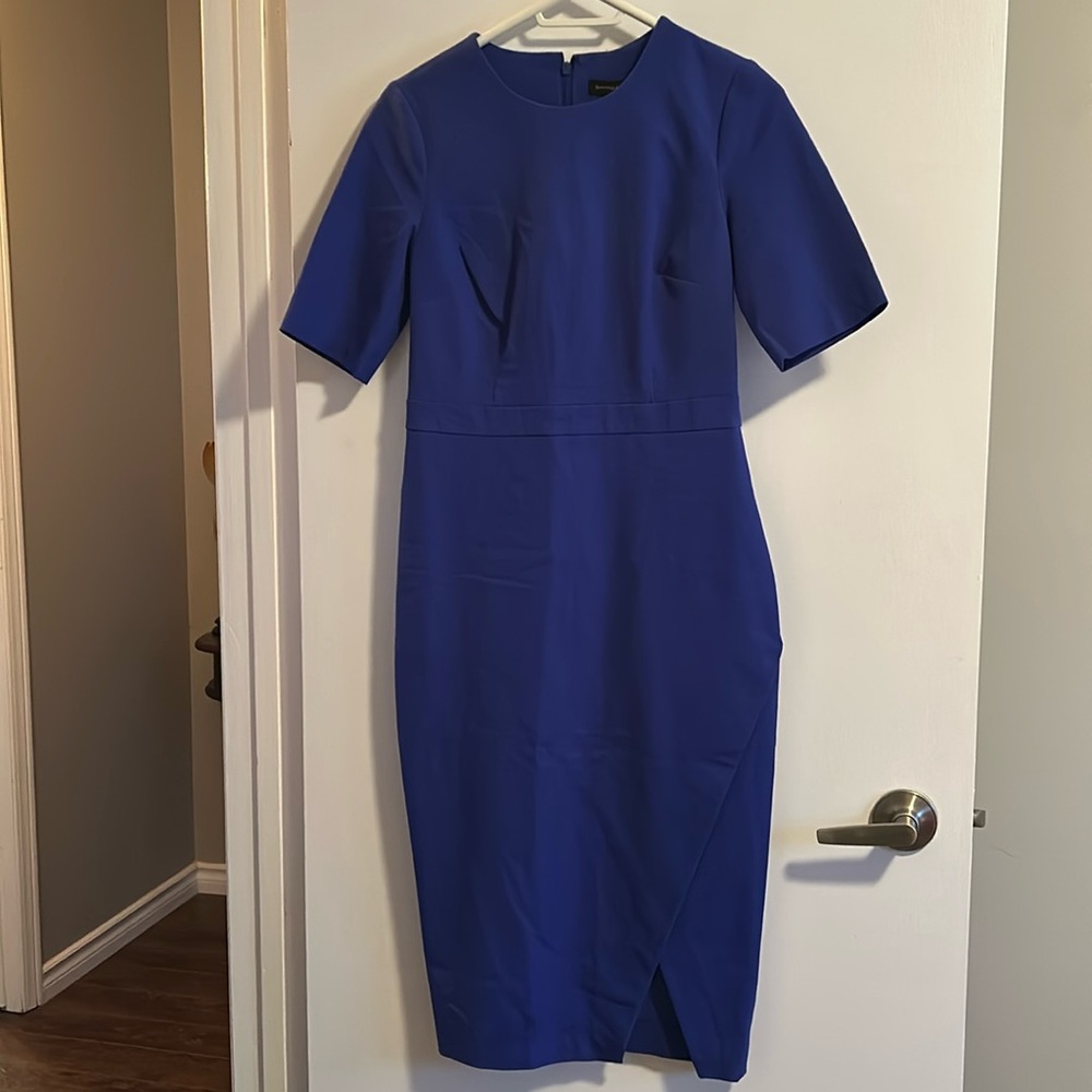 Banana republic structured short sleeve dress